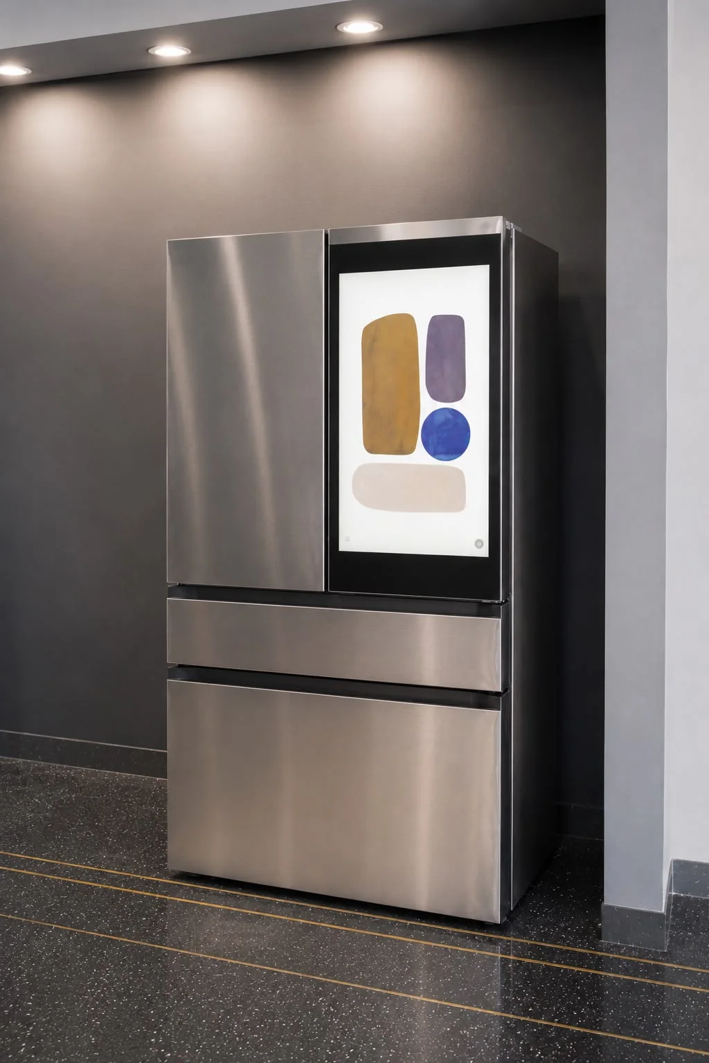 Samsung Bespoke French-door refrigerator on display in the AXIS showroom